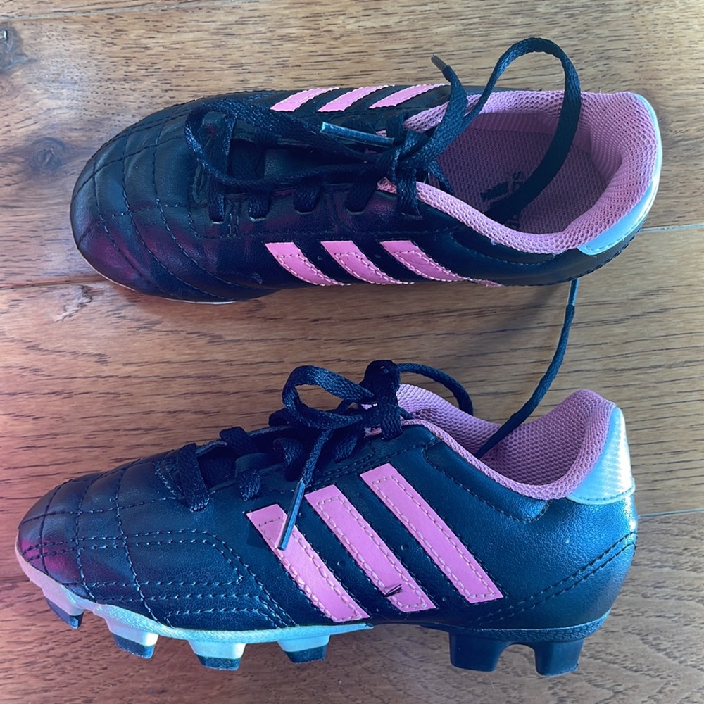 Adidas little girls cleats size 11